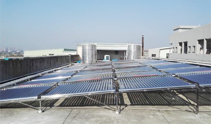 龙门养生沐足---太阳能热水器工程